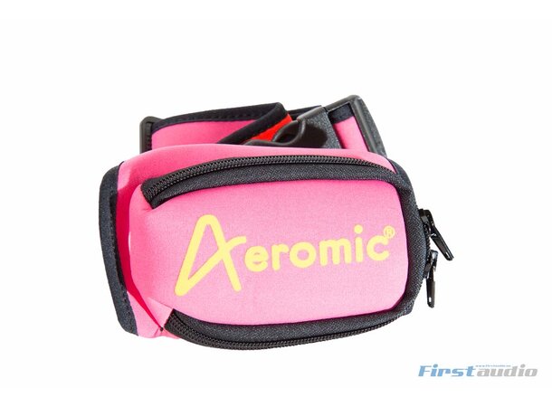 Aeromic AMZIP belte til mikrofonsender Midjebelte med glidelås - Farge: Rosa